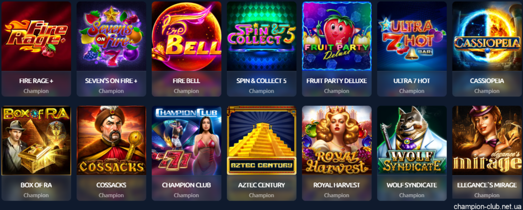 ігрові автомати Champion Club